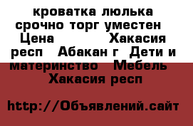 кроватка-люлька срочно торг уместен › Цена ­ 7 000 - Хакасия респ., Абакан г. Дети и материнство » Мебель   . Хакасия респ.